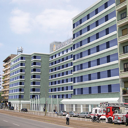 Risistemazione facciate e area antistante ATAHOTEL