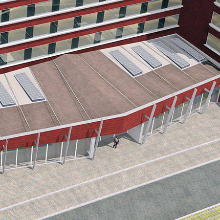 Risistemazione facciate e area antistante ATAHOTEL